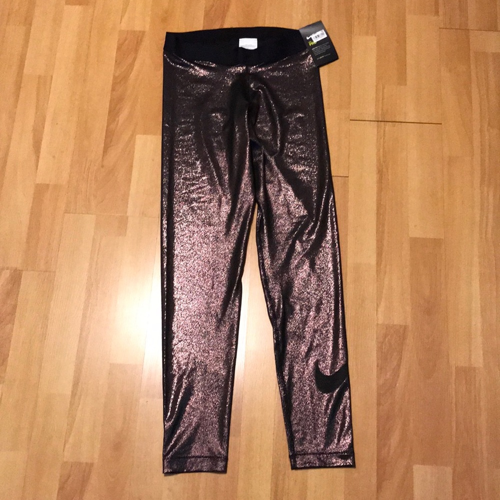 Nike Pro Dri-Fit Cool Sparkle Large Pink/Black